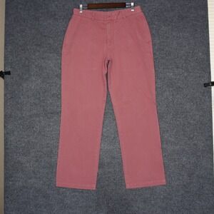 Vineyard Vines Mens Club Pants Coral Pink Straight Leg Size 33x32 Golf Casual